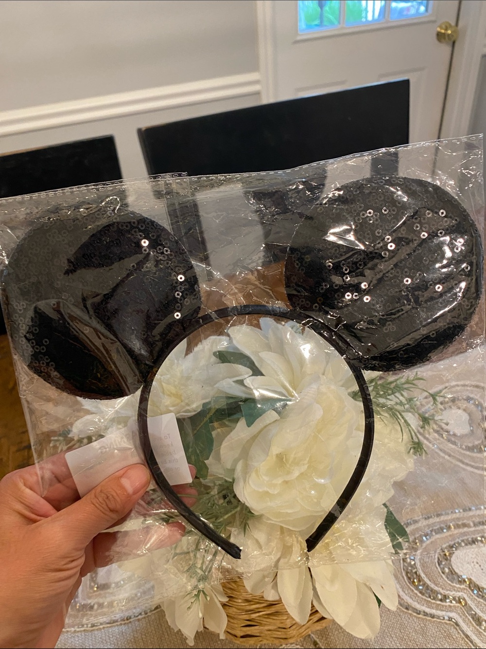 Mouse Ear Mickey Themed Headband - Black & Red - Picture 9 of 9